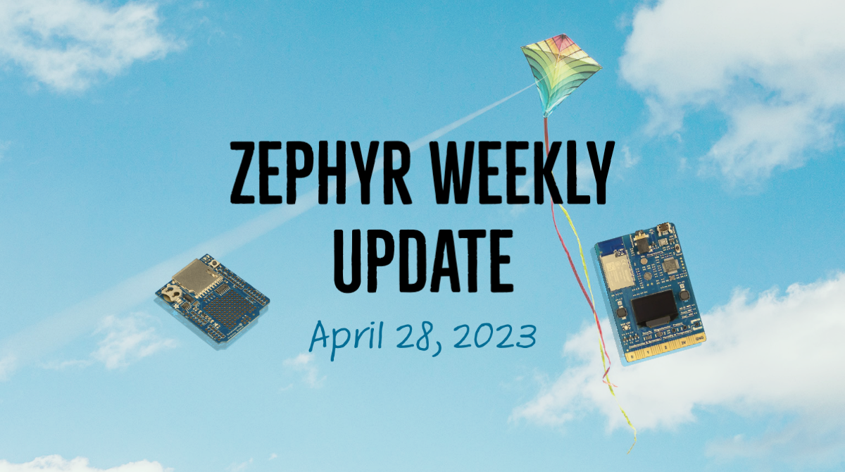 Zephyr Weekly Update – I won’t retain you too long!
