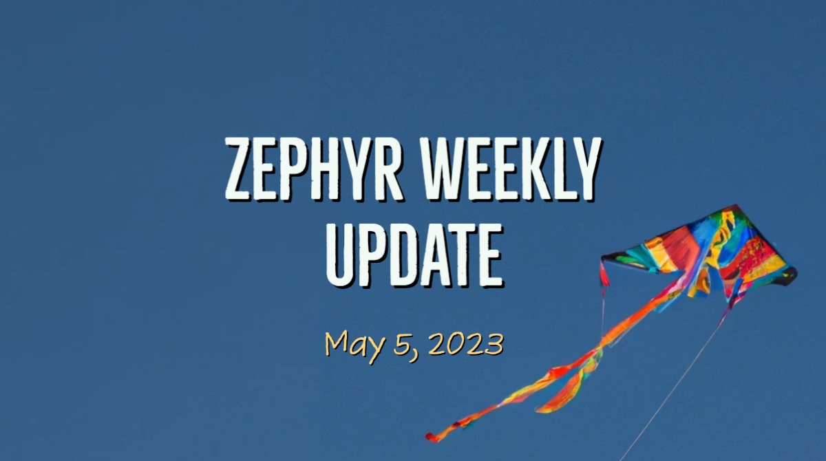 Zephyr Weekly Update – Yes we CAN