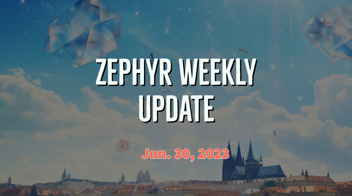 Zephyr Weekly Update – Ahoj z Prahy!