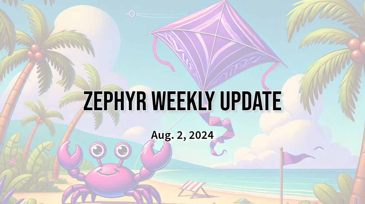 Zephyr Weekly Update – Rust coming to Zephyr?