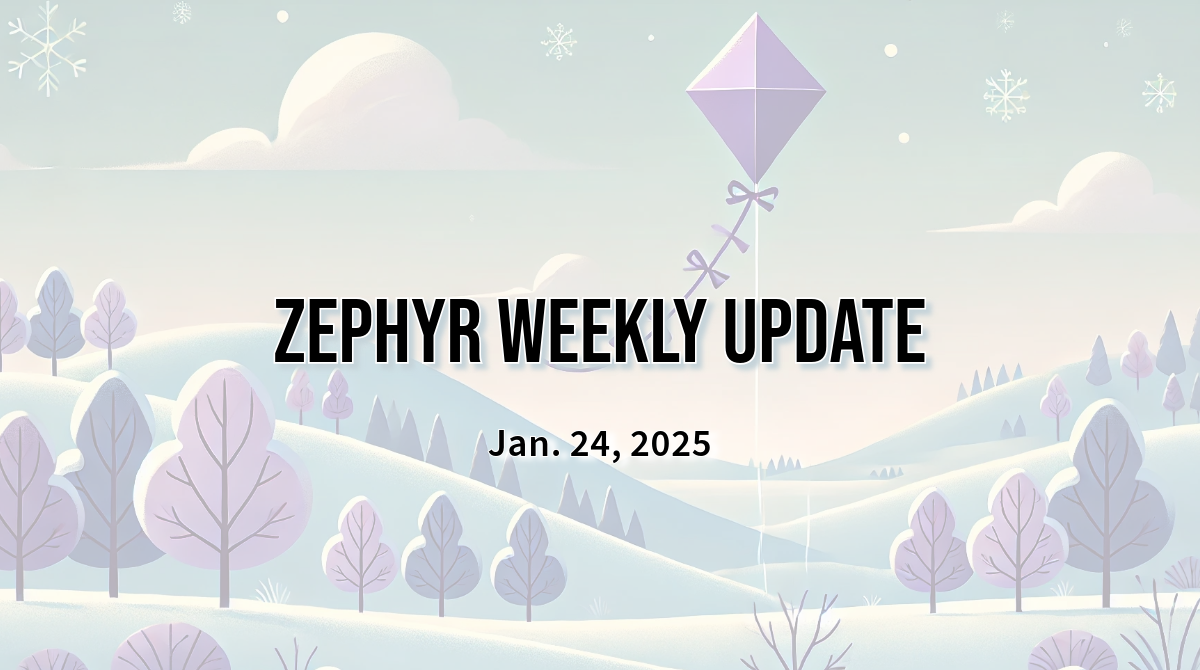 Zephyr Weekly Update - Jan. 24, 2025